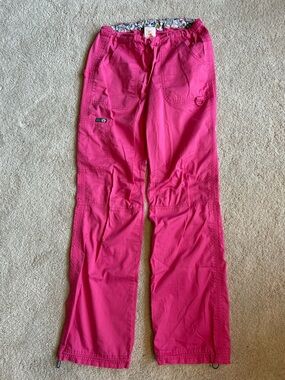 Koi by Kathy Peterson Hot Pink Scrub Pants-Classic Lindsey -Women Small Tall